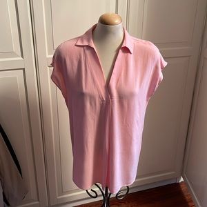 Halston soft pick short sleeve blouse.  Size M.